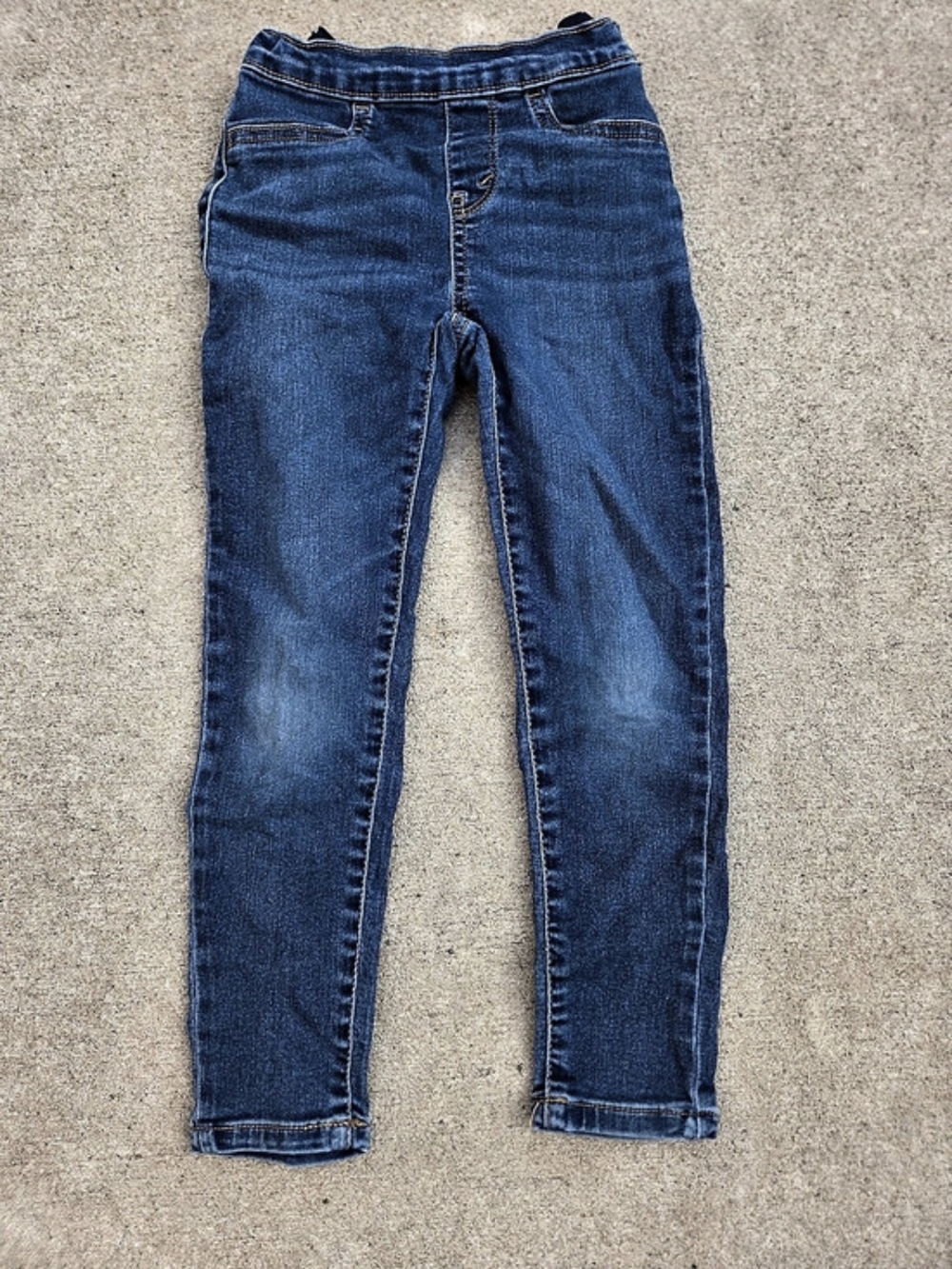 Levi's Skinny Fit Pull-On Jeans Kids Blue Straight Leg Jeans
